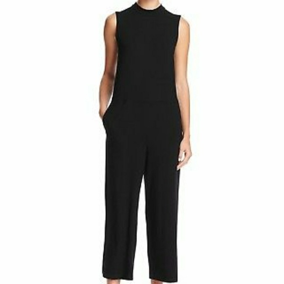 eileen fisher black jumpsuit